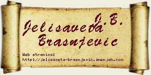 Jelisaveta Brašnjević vizit kartica